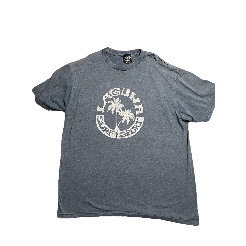 Laguna Surf And Sport T-Shirt Blue Men's Tshirt Laguna Logo Size Large Vintage
